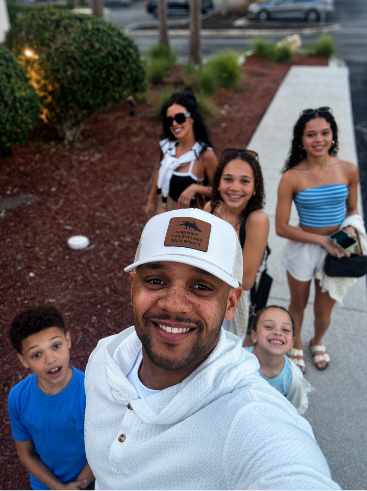 Rise Early. Work Hard. Provide. Protect. Lead. Love Them Well. Hat